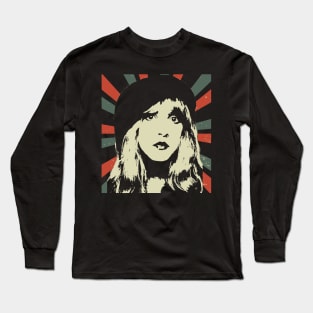 Stevie Nicks || Vintage Art Design || Exclusive Art Long Sleeve T-Shirt